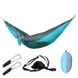 Outdoor Portable Camping Parachute Sleeping Double Hammock Garden Swing Hamac Hanging Chair Flyknit Hamaca Rede Amaca DC12
