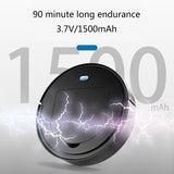 1500mAh Sweeping Robot Automatic Sweeping Robot Automatic Recognize Obstacle Ultra-quiet Hair and Dust Cleaning Robot