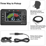 Hot-MUSEDO MT-41 Guitar Tuner Metronome Digital Sensitive Metronome Tuner Clip 3 In 1 For Electric Guitar Tuning Bass Ukulele
