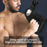 Massage Gun Deep Tissue Electric Massager Therapy Neck Body Foot Leg Shoulder Pain Relief Relaxation Fitness Shaping