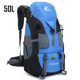 50l & 60L Waterproof Hiking Backpack Woman Outdoor Trekking Camping Bag Army Man Hunting Mountain Backpacks Rain Cover Rucksack