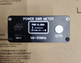 Mini QRP 150W 1.6-50MHz SWR HF Short Wave Standing Wave Meter SWR Power Meter FM/AM/CW/SSB