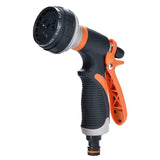 8 Pattern Garden Water Gun Hose Nozzle Mutifunctional Household Car Washing Yard Water Sprayer Pipe Tube Nozzle Sprinkle Tools