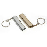 Outdoor Safety Emergency Whistle Outdoor Camping Double Tube High Frequency Survival Whistle Self-defense Tools Self-help 2021