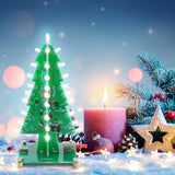 DIY Electronic Kit 7 Colors 3D Christmas Tree LED Flash Kit Three-Dimensional Colorful RGB LED Circuit Fun Suite Christmas Gift