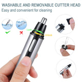 Electric Nose/Ear/Body/Eyebrow Hair Trimmer for Men Shaver Razor Hair Grooming Kit 5 in 1 USB Rechargeable