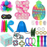 Fidget Toys Anti Stress Set Stretchy Strings Push Gift Pack Adults Children Sensory Antistress Relief Figet Toys