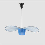 Modern Straw Hat Pendant Light  Hanging lustre lamp Nordic Minimalist Creative for Dining Living Bedroom Bar Cafe Room