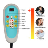 Massage Electric Heating Vibrating Back Massager Winter Infrared Warm Treatment Massaging Chair Cushion Mattress Pain Relief