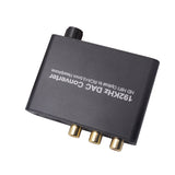 192KHz Digital to Analog Converter 5.1CH DAC Optical SPDIF Coaxial to RCA with 3.5mm Volume Control Support Dolby AC3