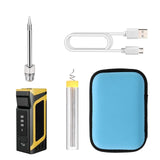 High-power 30W 60W 80W Battery-powered Soldering Iron USB Wireless Charging Soldering Iron 510 Port Portable Soldering Iron