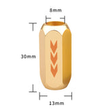 HiFi Audio Speaker Cable Ring Pure Copper Gold Plated Straight Through Shield Anti-electronic Interference