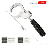 Adjustable Wrench Multifunctional Universal Open End Wrench Bathroom Spanner Multifunction Plumber Bathroom Repair Repair Tools