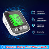 Medical Equipment Upper Arm Automatic Digital Blood Pressure Monitor Rechargeable Sphygmomanometer Monitor Heart Rate Pulse