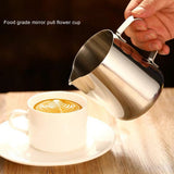 Stainless Steel Milk Jug Frothing Coffee Latte Pitcher Milk Cream Coffee Cup Latte Cappuccino Frothing Kitchen Accessories