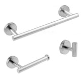 1Pcs Stainless Steel Silver Bathroom Hardware Set Towel Rack Toilet Paper Holder Towel Bar Hook Bathroom Accessories