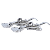 2 pieces Boat Locker Hatch Anti Rattle Latch Fastener 316 Stainless Steel Clamp 4-3/8" for row/sail skiff boat yacht accessories