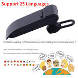 Translation Languages Wireless Headset Business Earphone Earbuds 25 Languages Smart Dual Bluetooth for The Phone with Bluetooth