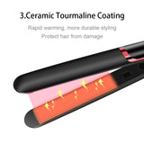 Hair Straightener Ceramic Hair Flat Iron 2 In 1 Fast Straight Curling Iron Professional Hair Straightener Curl Iron Styling Tool