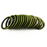 100Pcs/set M6-M16 /240Pcs/set M6-M30 stainless steel  Seal Ring High Press Hydralic Rubber Oil Pipe Sealing O-Ring Gasket