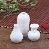1/2/5/6pcs/lot Cute Vintage Porcelain Flowerpot Vase Jar 1:12 Scale Handcrafted Doll House Miniature Dollhouse Accessories