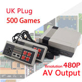 Built-In 500/620/621 Games Mini TV Game Console 8 Bit Retro Classic Handheld Gaming Player AV Output Video Game Console Toy