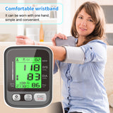 Digital Arm Blood Pressure Monitor Medical LCD Screen Electric Automatic Digital Heart Rate PR Tonometer Sphygmomanometer