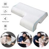 Ergonomic Pillow for Couple Side Sleepers Contour Memory Foam Pillow Basic Bed Neck Protection Arm Rest