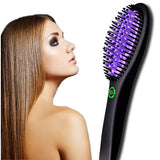 Electric Ceramic Anti-Scald Hair Brush Straightener Comb PTC Fast Heating Straight Hair Straightening Curling Brushes