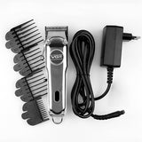 Professional electric powerful hair clipper all metal housing hair trimmer for men barber cordless haircut machine lithium ion