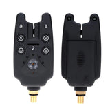 Wireless LED Fishing Bite Alarms Set Fishing Alarm Kit Indicator Alert Bell Receiver Fishing Tackle with Zippered Box