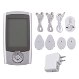 Massager Dual-Channel TENS Unit Rechargeable Muscle Stimulator Portable 16-Mode Electric Pulse Massager with 20 Strength Levels