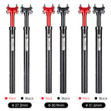 GEWAGE MTB Suspension Telescopic Seatpost Tube Bike Seatpost Shock Absorbent Bicycle Seat Post Adjustable Cycling Seat Tube