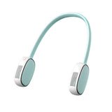 3 Types Summer Air Cooling Neck Fan Leafless Hanging Neck Fan Bladeless Ventilator USB Rechargeable Neckband Fans Air Cooler