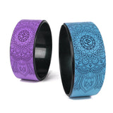 Yoga Pilates Circle TPE Fitness Roller Wheel Yoga Prop Wheel Back Training Tool Home Workout Wheel Waist Shape Pilates Ring