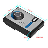 7 Inch Monitor Wired Color Video Intercom for Home IR Night Vision Camera Kit Apartment Security