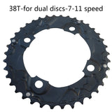 MTB38T Single Speed Round Oval Chain Ring,Mountain Bike Chainwheel For 10/11s Steel Chain/alloy Cycling Parts