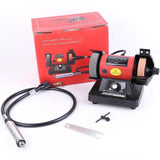 150W Polishing Machine Bench Buffer Polisher Grinder Buffing Wood Chisel Carving Engraving Machines