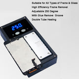 Phone Bezel Frame Separator Middle Frame Separate Heating Plate Machine for iPhone LCD Frame Separate CPU Glue Remove Machine