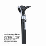 Carevas Fiber Optic LED Otoscope 3X True View Full Spectrum Home Physician Ear Care Diagnostic Set with 8 Tips for Adult Child