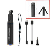 New 2 in1 Selfie Stick & Power Bank 5200mAH Battery Hand Grip Tripod For Gopro / Sony / OSMO Action /Insta360 Camera Accessories