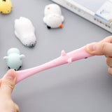 JY 50Pcs/lot Creative Cute Animal Pinch Music Tricky To Pinch Ball Decompression Vent Balls Languotu