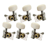 6x Open Gear Guitar String Tuning Pegs Keys for Acoustic Classical Guitars