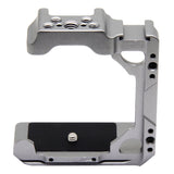 Camera Cage Handle For Sony A1 A7S3 Camera Stabilizer 1/4 Threads Holes Quick Release Plate Shoot Bracket