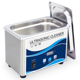 Digital Ultrasonic cleaner 60W Sonicator bath 40Khz degas for gold sliver Jewelry glasses jade necklace oxides rust oil washer