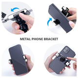 1Pc Car Phone Holder Adjustable Car Phone Mount Creative Phone Rack (Black)