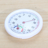 Mini Portable Accurate Durable Analog Hygrometer Mini Bell-shaped Scale Thermometer and Hygrometer for Home or Office 1 PC