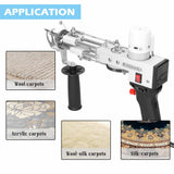 Electric Rug Carpet Tufting Weaving Machine Professional Flocking Device Industrial Embroidery Tool Loop-Pile Knitting Equipment
