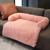 Large Dogs Sofa Bed Pet Dog Bed Sofa For Dog Pet Calming Bed Warm Nest Washable Soft Furniture Protector Mat Cat Blanket
