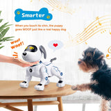 Electronic Pets RC Animal Programmable Robot Dog Voice Remote Control Toy Puppy Music Song for Kids Birthday Gift
